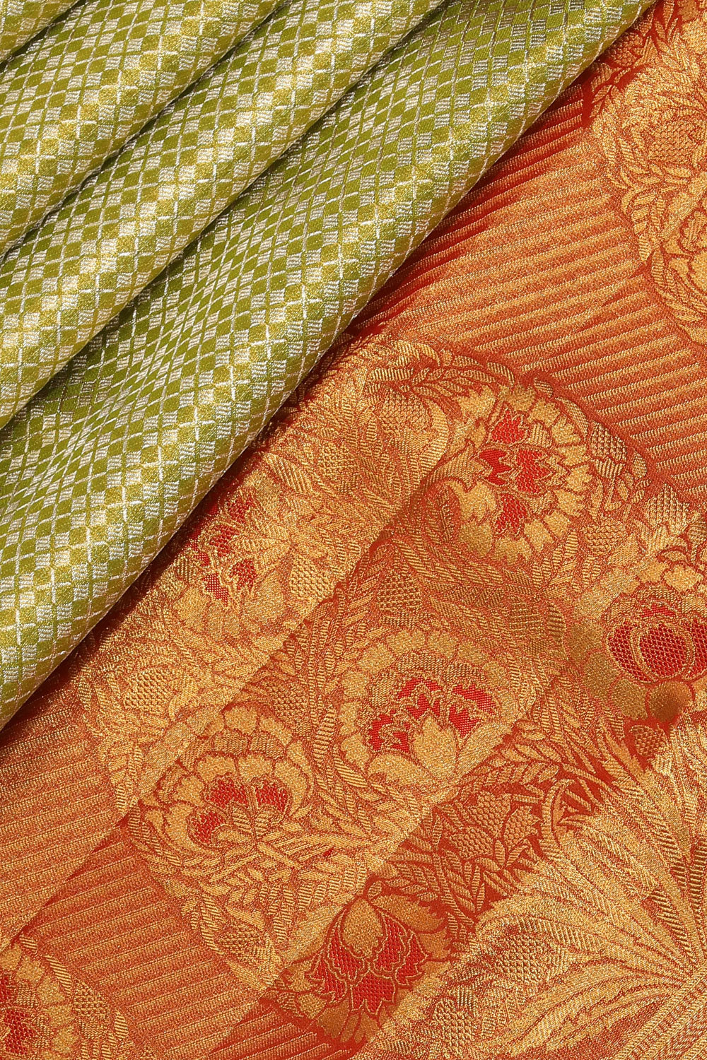 Image of Kanchipattu Green Saree