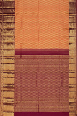 Collection of Kanchipattu Peach Saree in a gallery layout