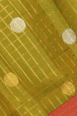 Image of Kanchipattu Green Saree