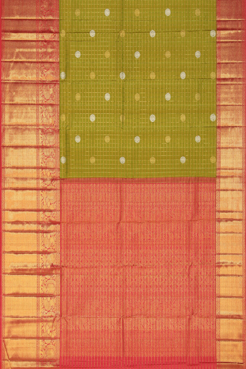 Kanchipattu Green Saree