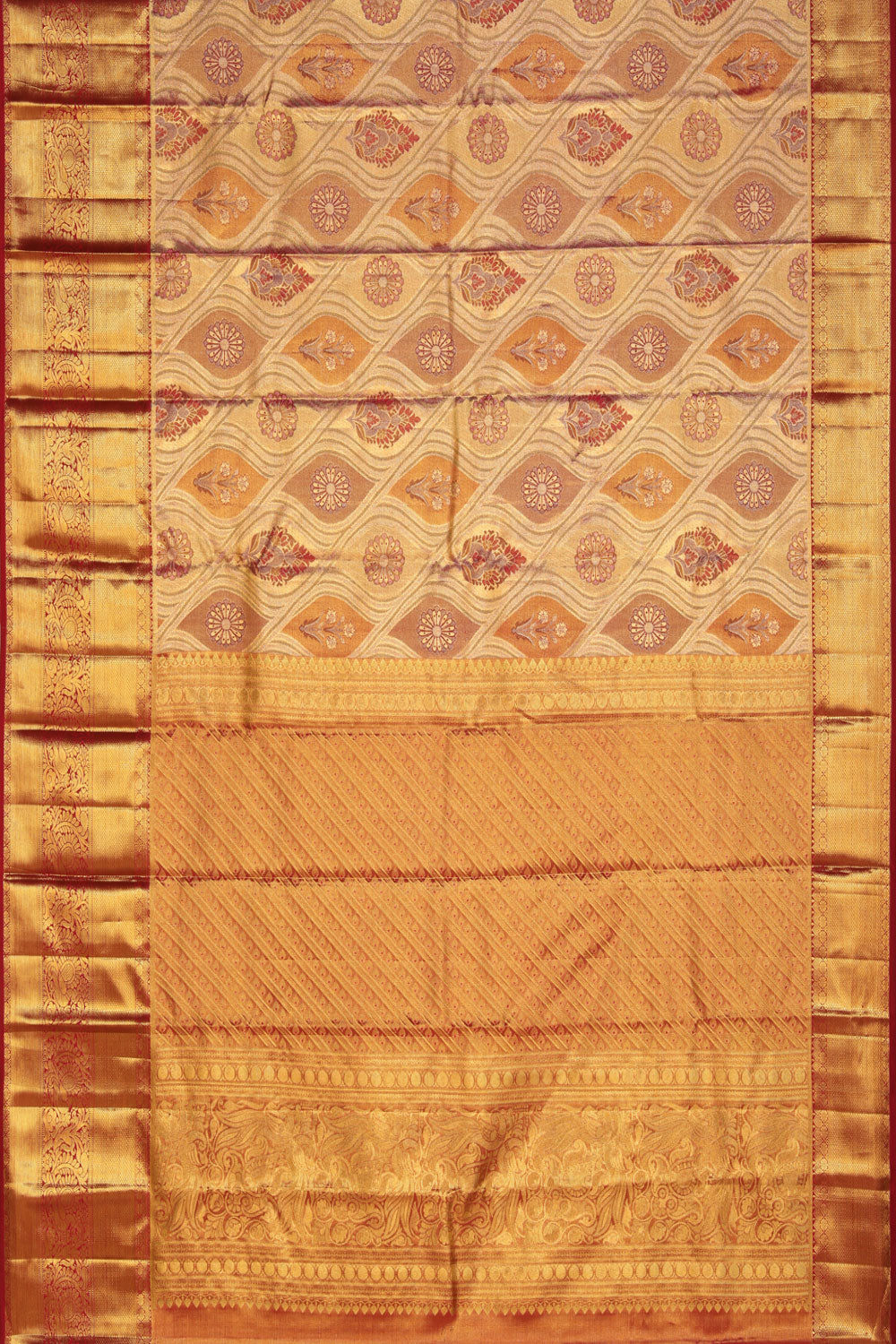 Collection of Kanchipattu Pink Saree in a gallery layout