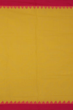 Collection of Uppada Cotton Yellow Saree in a gallery layout