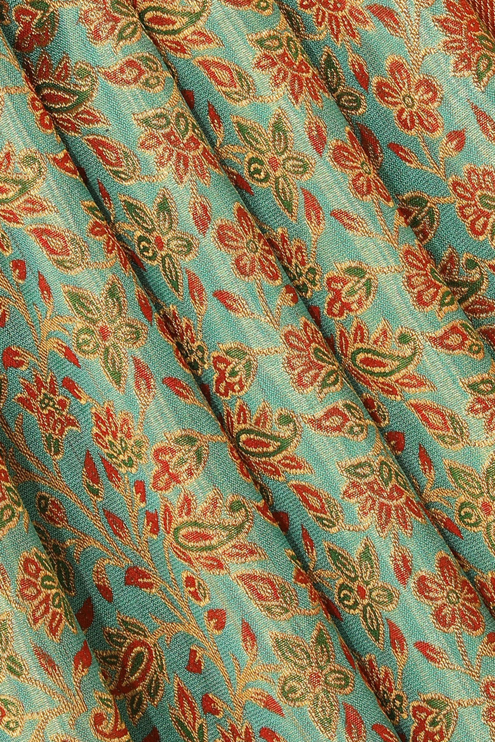 Image of Kanchipattu An Ethereal Gold/Green Saree