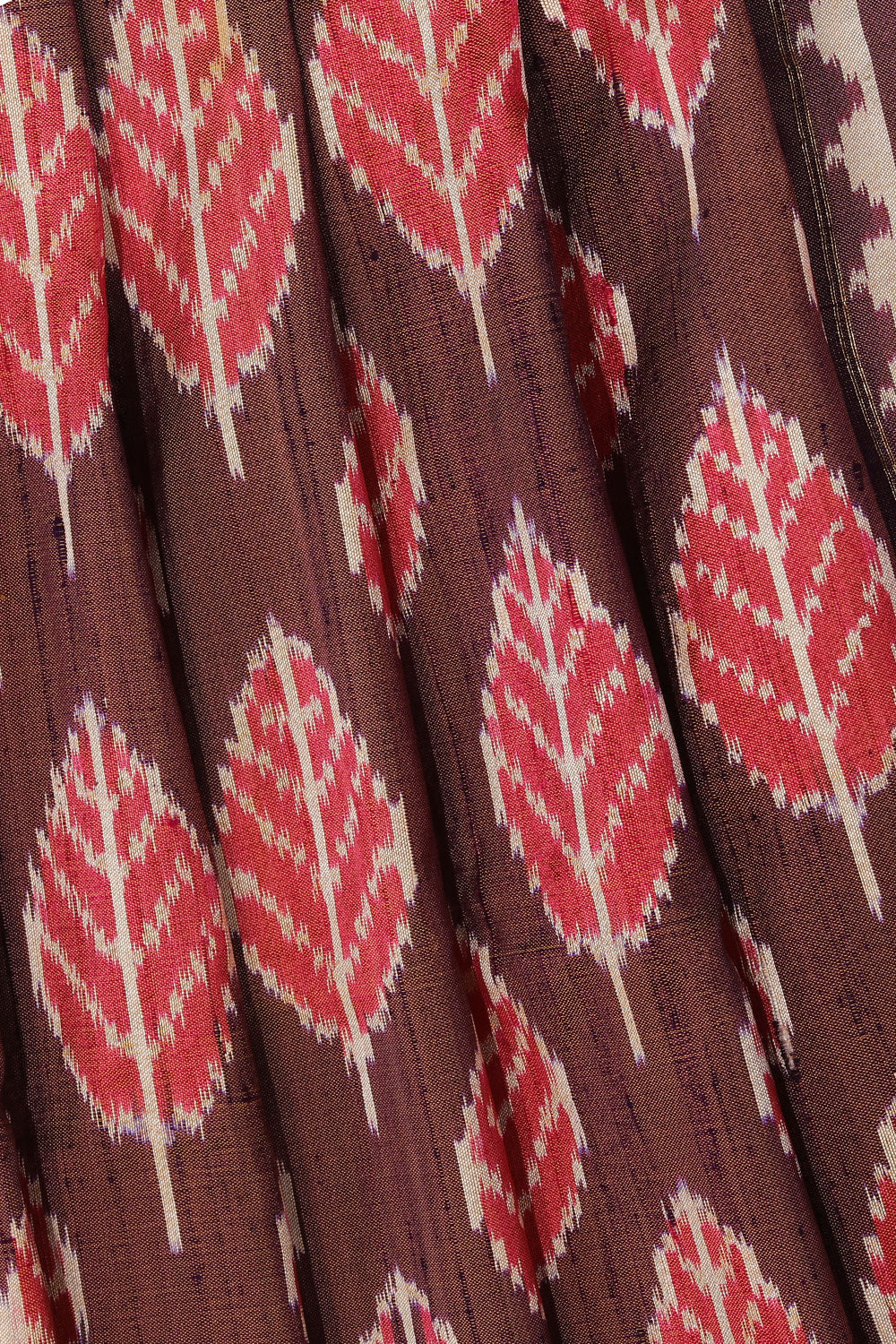 Image of Pochampally Brown Saree