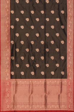 Collection of Banarasi Silk Grey Saree in a gallery layout