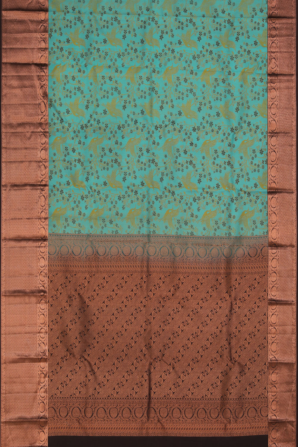 Collection of Simple Yet Elegant Sea Green Saree in a gallery layout