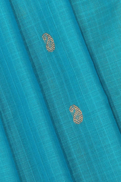 Collection of Gadwal Blue Saree in a gallery layout