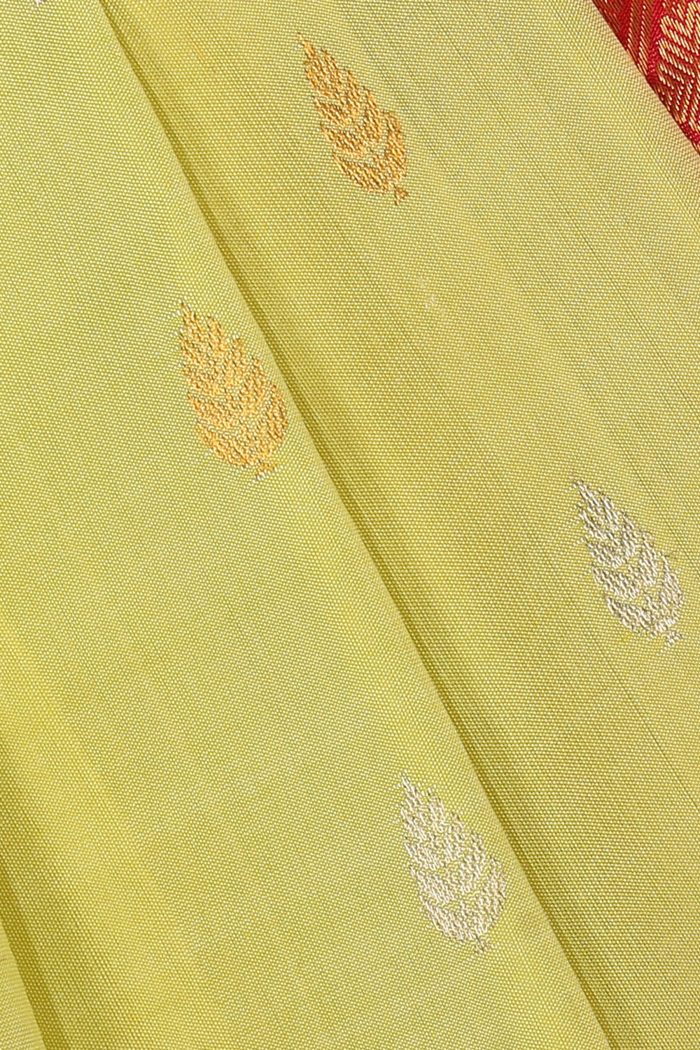 Gadwal Silk Mint-Green Saree