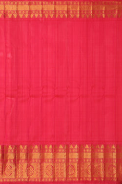 Image of Gadwal Silk Mint-Green Saree