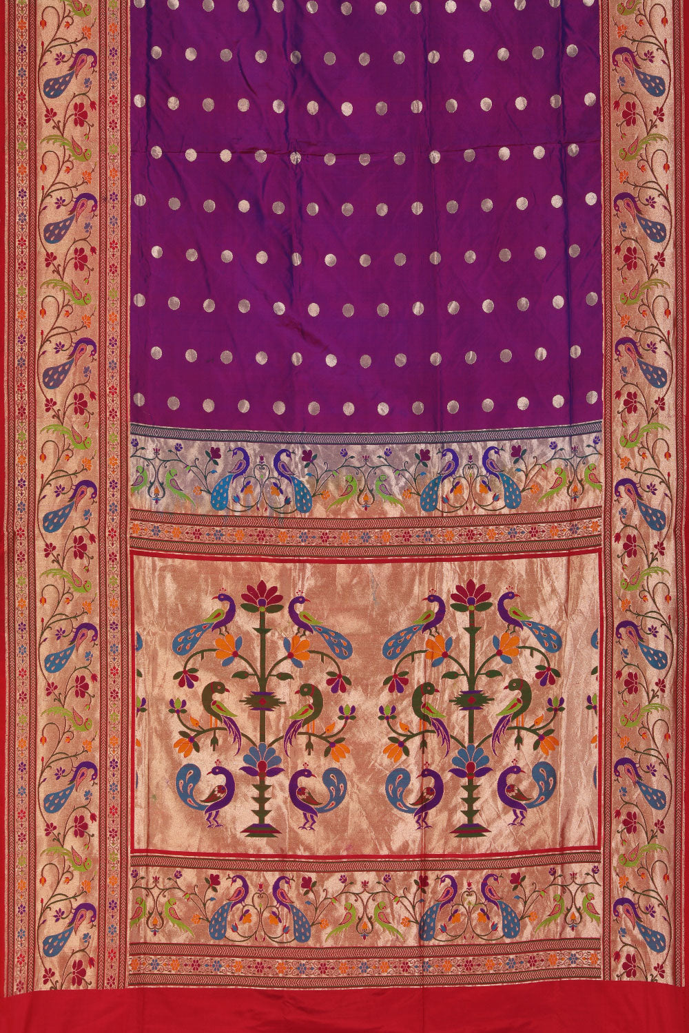 Banarasi-Silk Violet Saree