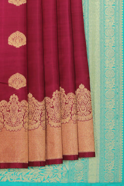 Collection of Gorgeous Plum-Pink Saree in a gallery layout