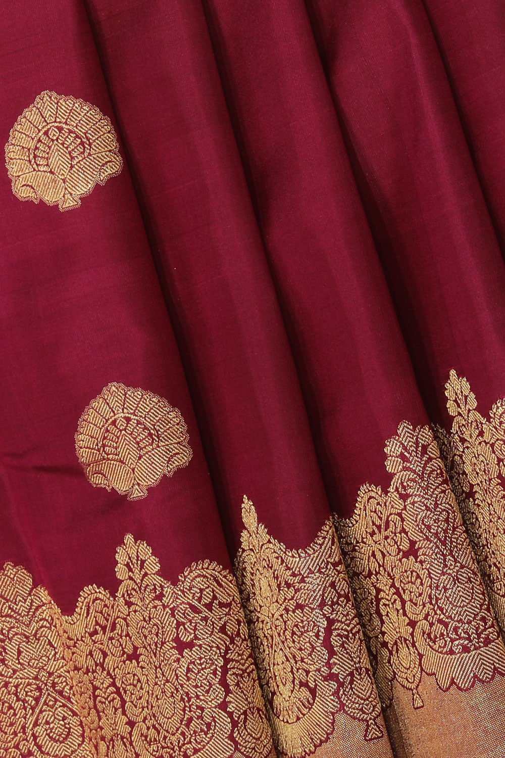 Image of Gorgeous Plum-Pink Saree