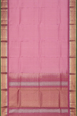 Image of Gadwal Silk Pink Dupatta