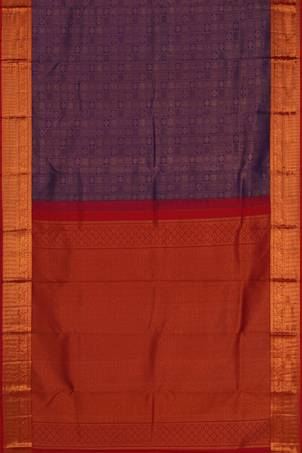 Image of Kanchipattu Brocade Purple Saree