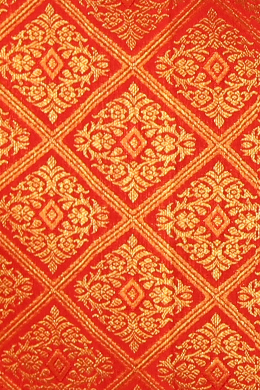 Collection of Kanchipattu Brocade Red Saree in a gallery layout