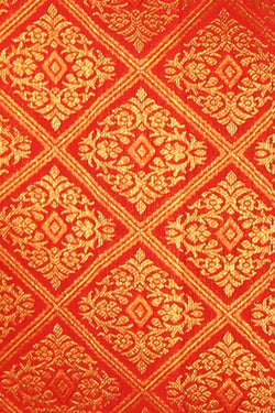 Collection of Kanchipattu Brocade Red Saree in a gallery layout