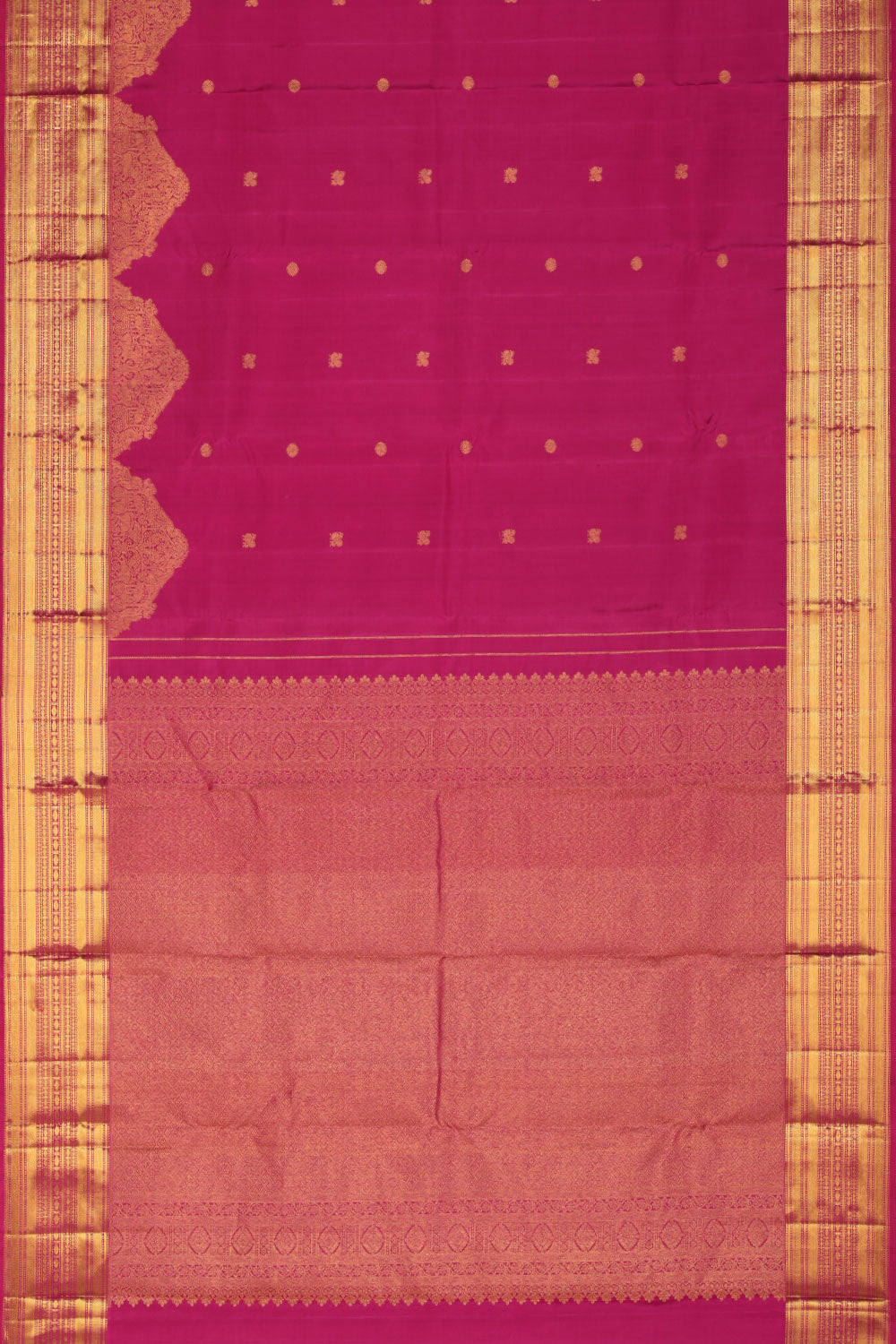 Image of Gorgeous Magenta-Pink Saree