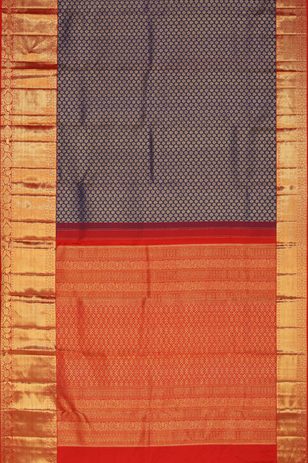 Collection of Kanchipattu Brocade Purple Saree in a gallery layout