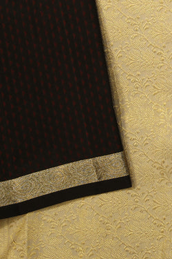 Image of Simple Yet Elegant Black Saree