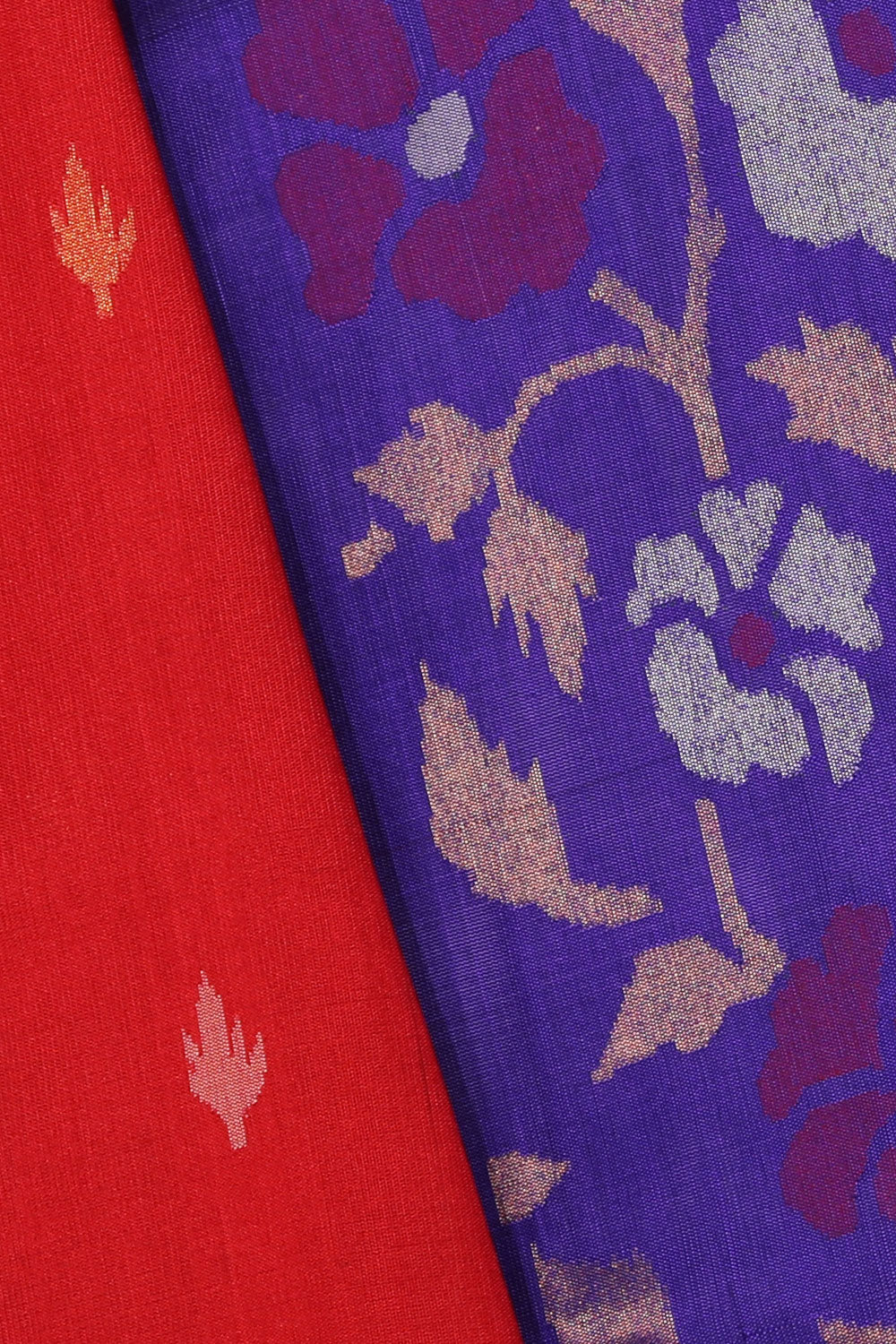 Image of Uppada Silk Red Saree