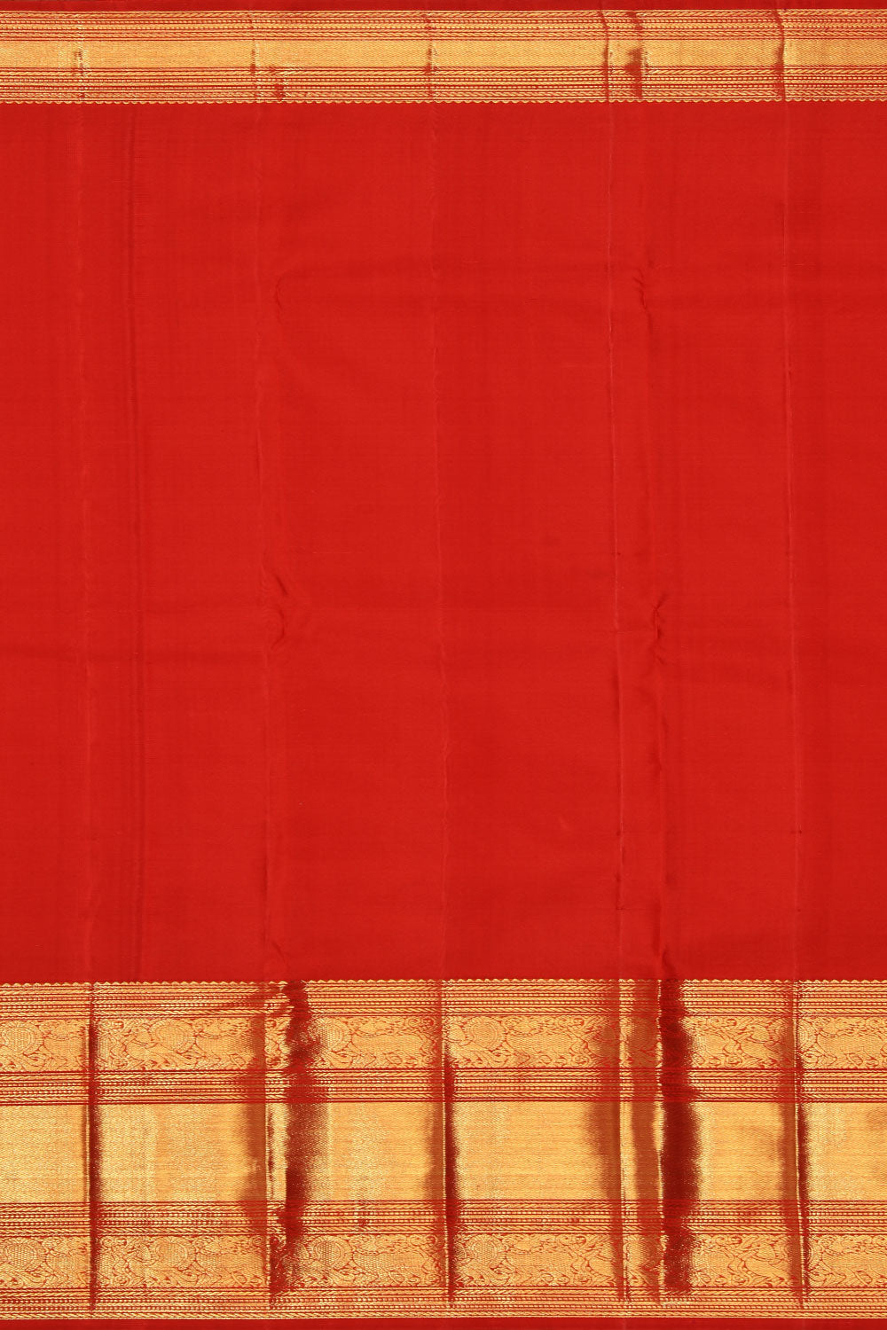 Image of Kanchipattu Brocade Ivory Off-White Saree