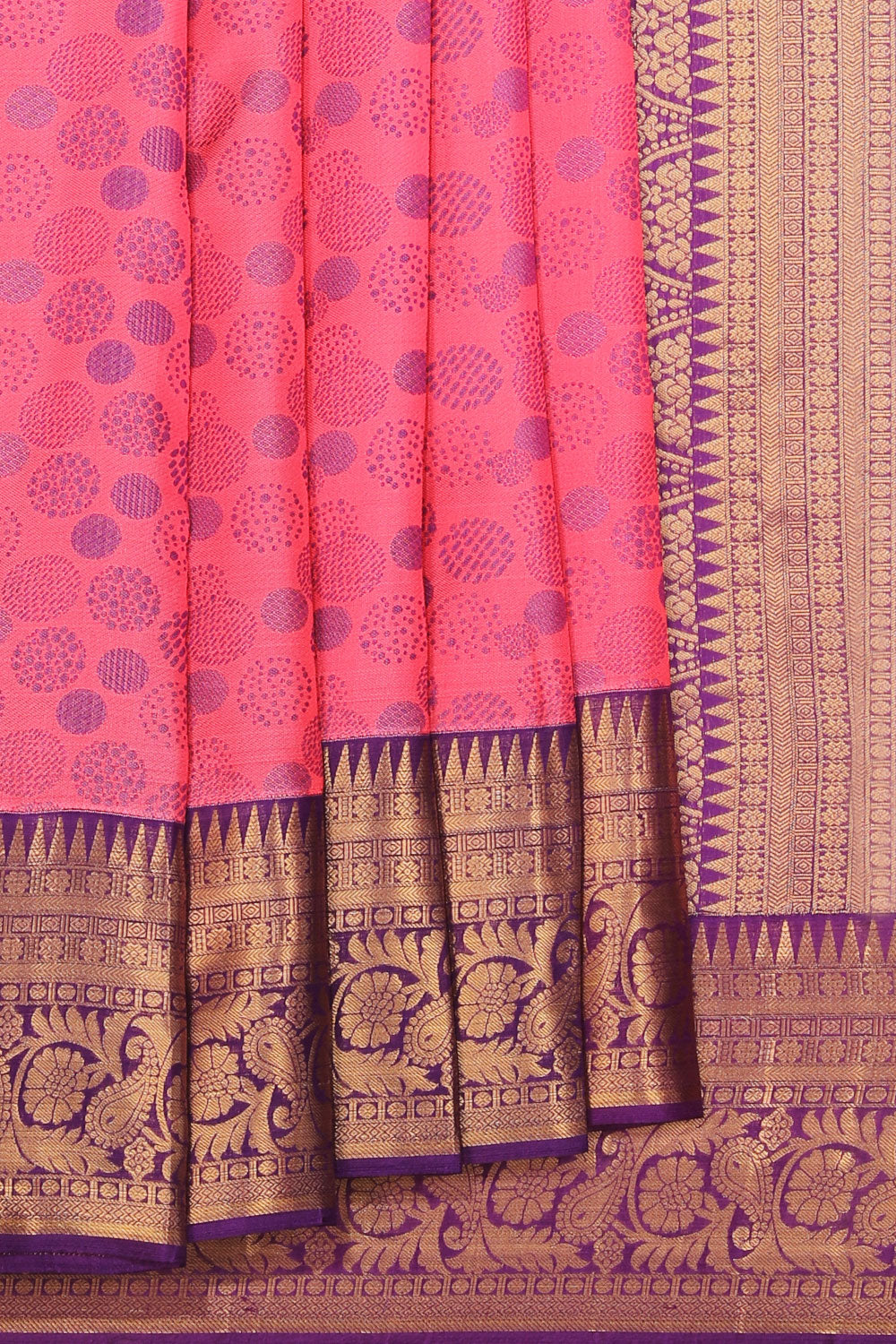 Very Pretty Twill Silk Pink Saree