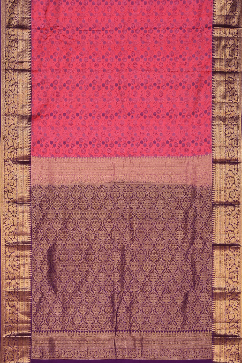 Collection of Very Pretty Twill Silk Pink Saree in a gallery layout