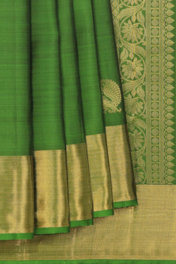 Collection of Very Pretty Silk Green Saree in a gallery layout