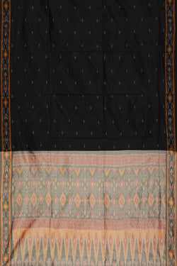 Collection of Pochampally Ikat Silk Unstitched Suit With Dupatta (3 Pcs Set) in a gallery layout