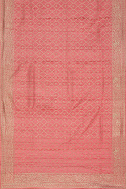 Collection of Tussar-Silk Pink Saree in a gallery layout