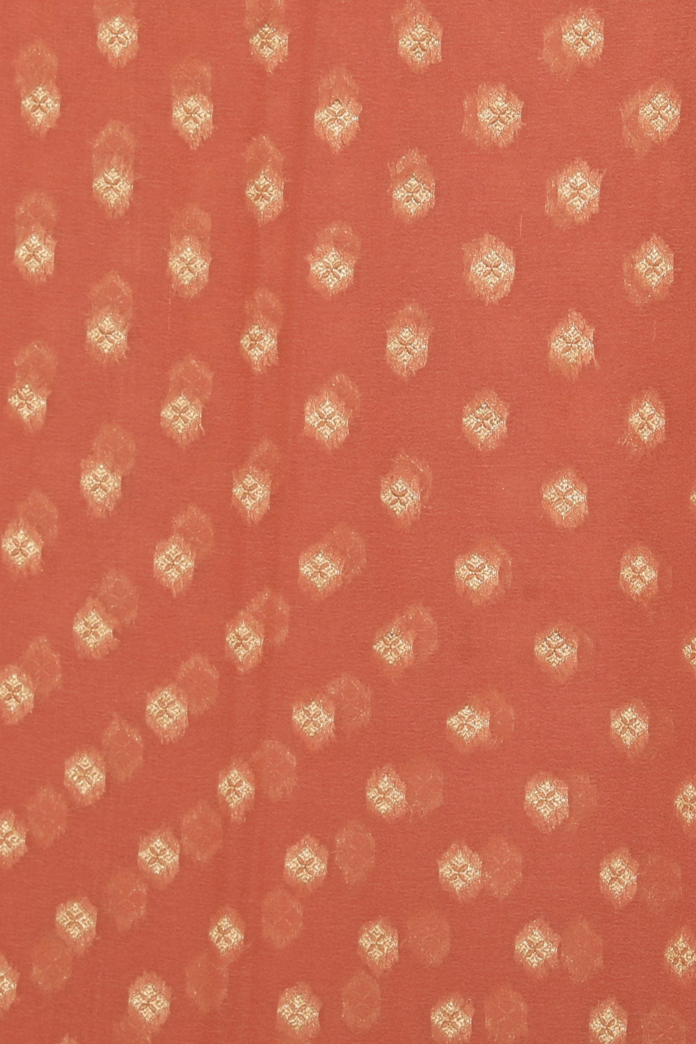 Collection of Banarasi Georgette Peach Saree in a gallery layout