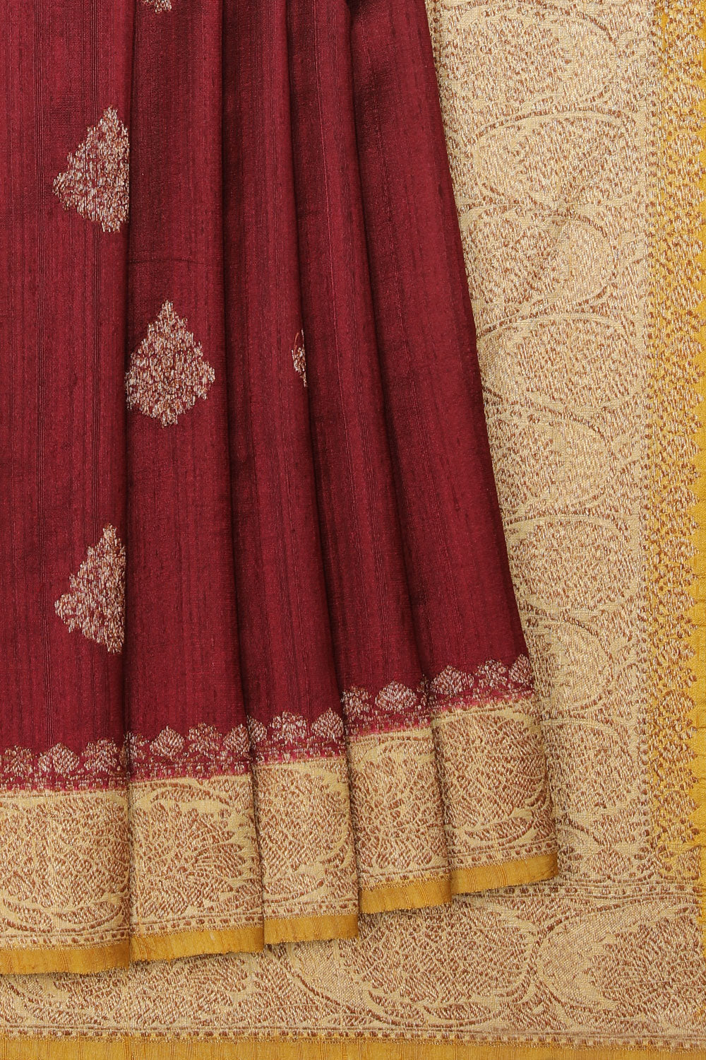 Banarasi Dupion Silk Violet Saree