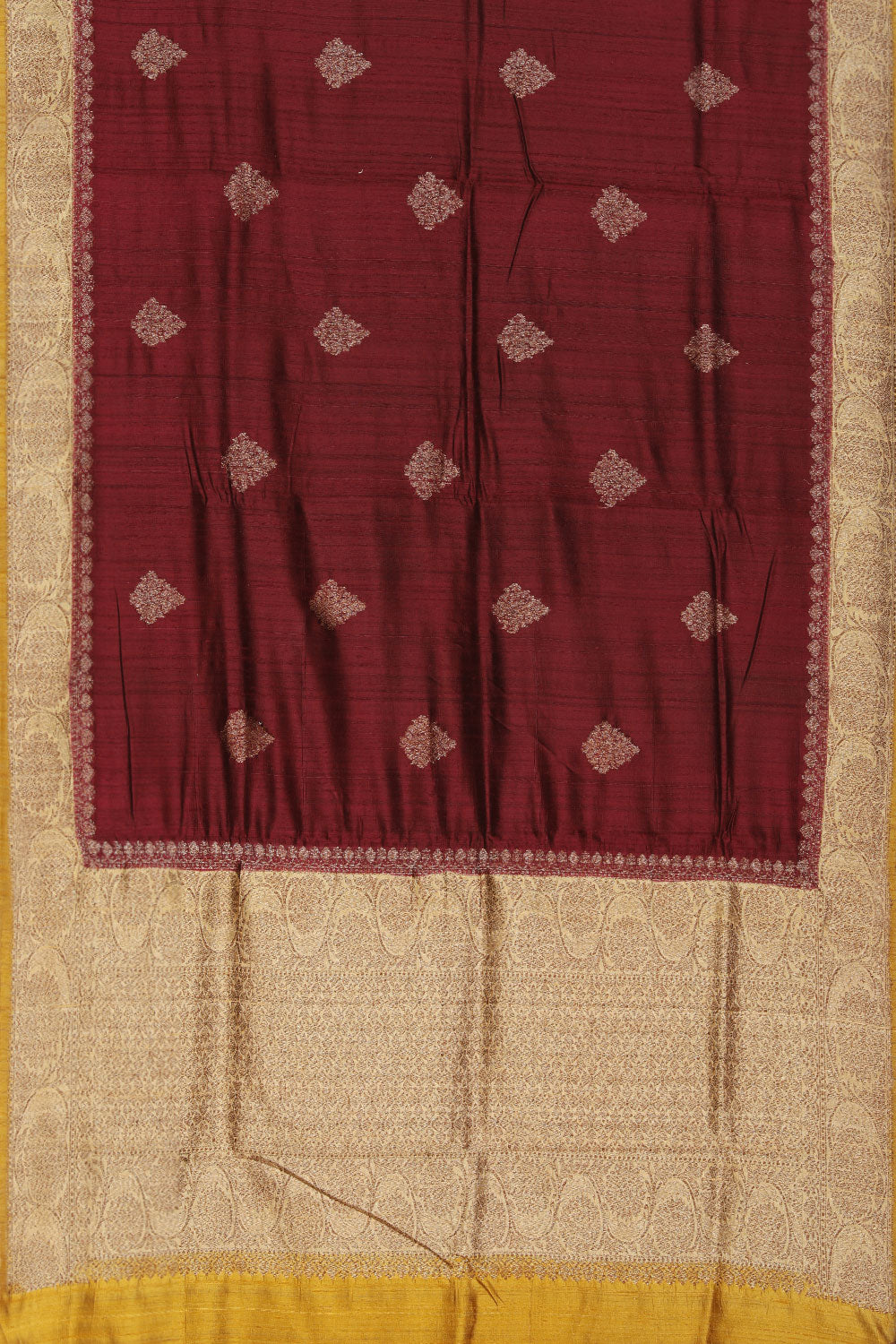 Collection of Banarasi Dupion Silk Violet Saree in a gallery layout