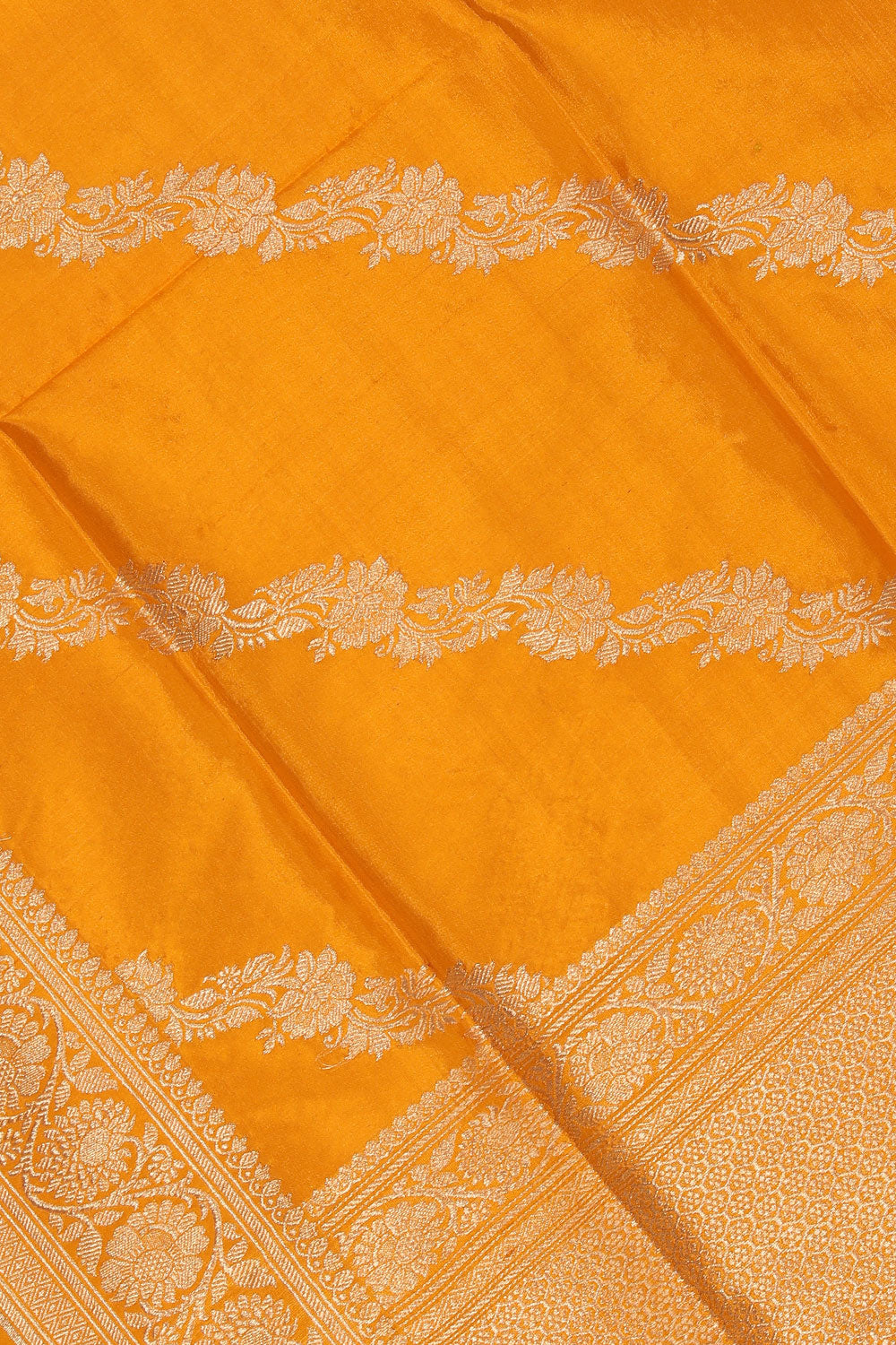 Banarasi Silk Yellow Dupatta