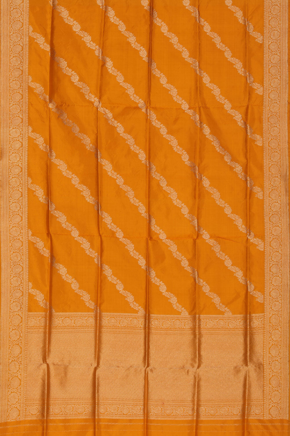 Banarasi Silk Yellow Dupatta