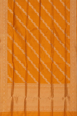 Image of Banarasi Silk Yellow Dupatta