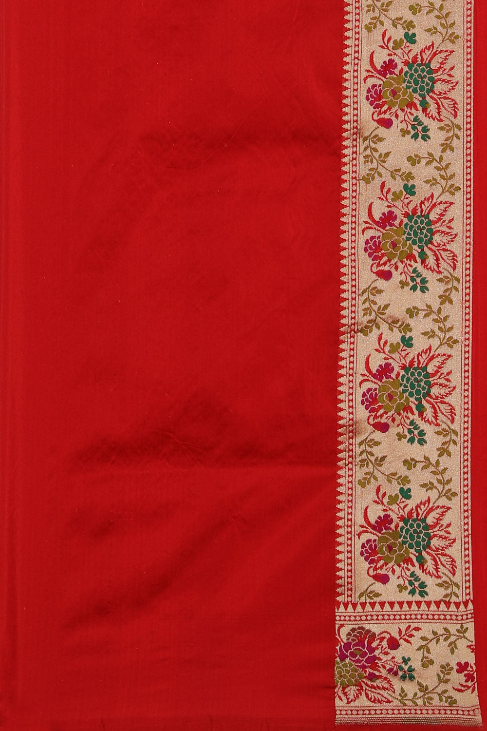 Banarasi Silk Red Saree