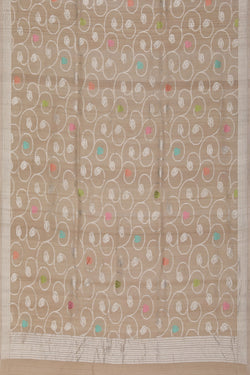 Image of Banarasi Tussar Off-White Dupatta