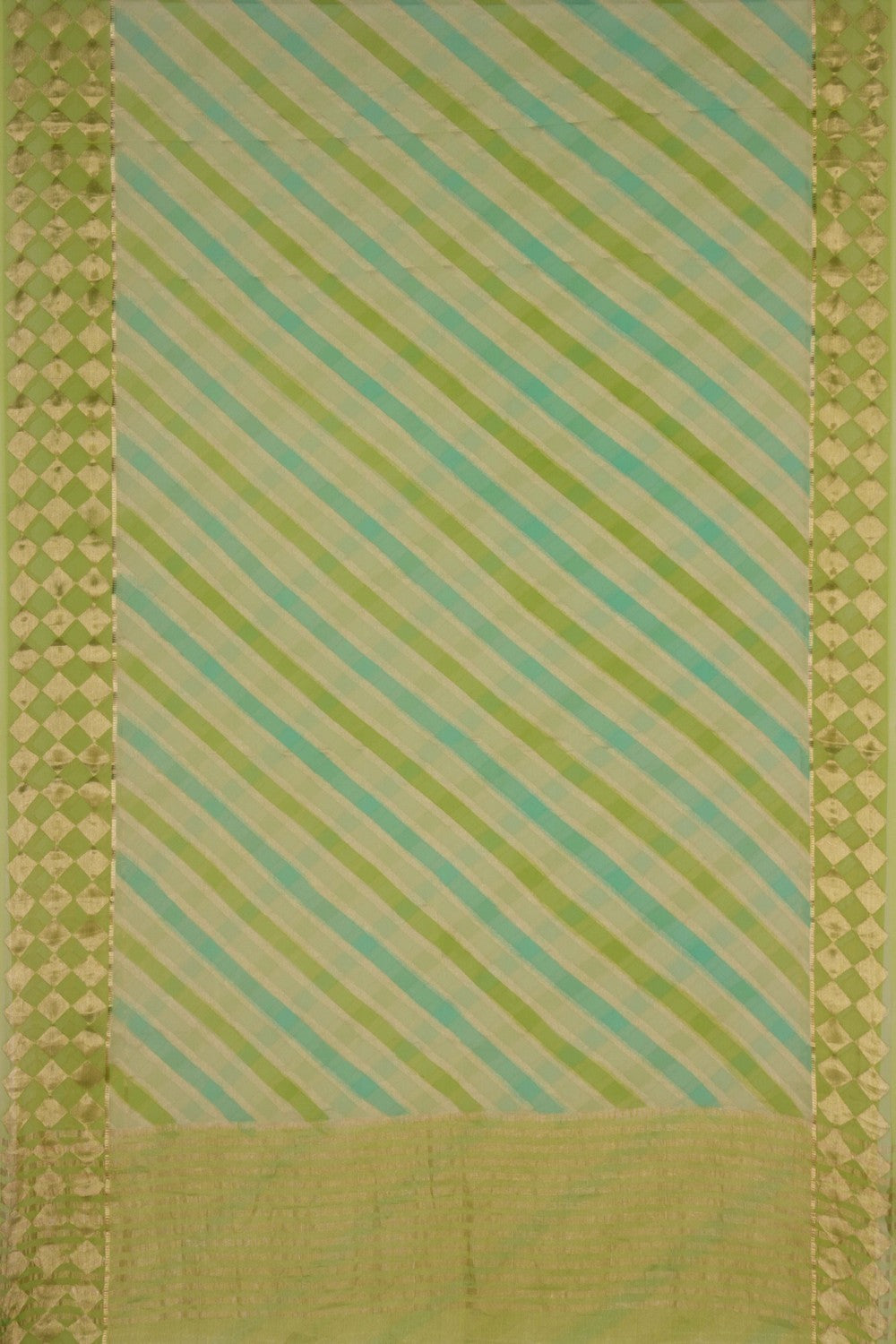 Image of Chiffon Pastel Green Saree