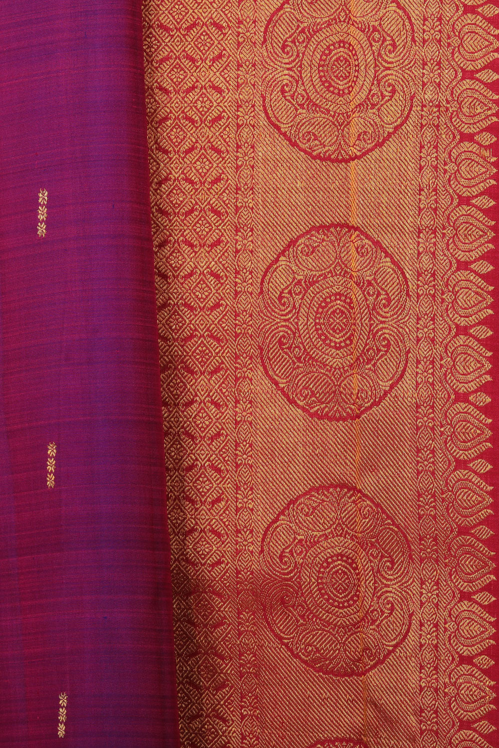 Image of Arani Silk Violet Saree