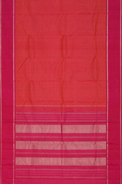 Collection of Arani Silk Fuchsia-Pink Saree in a gallery layout