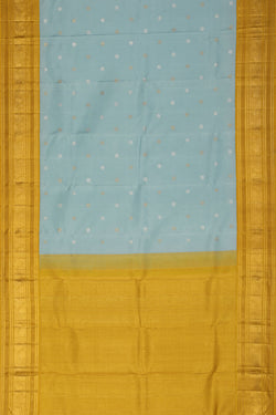 Image of Arani Silk Blue Saree