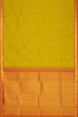 Collection of Arani Silk Spring Green Saree in a gallery layout