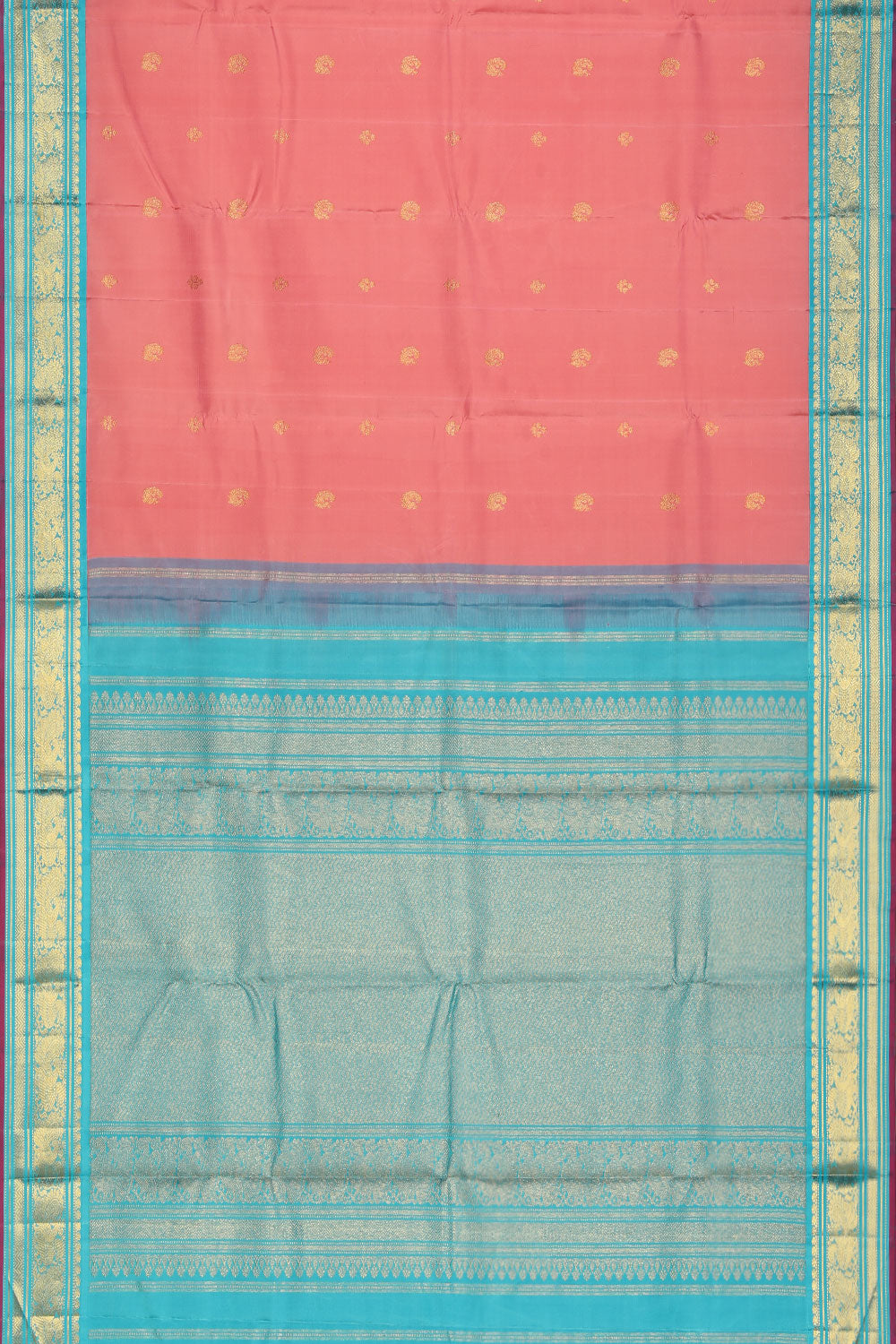 Collection of Arani Silk Pink Saree in a gallery layout