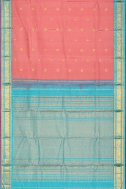 Collection of Arani Silk Pink Saree in a gallery layout