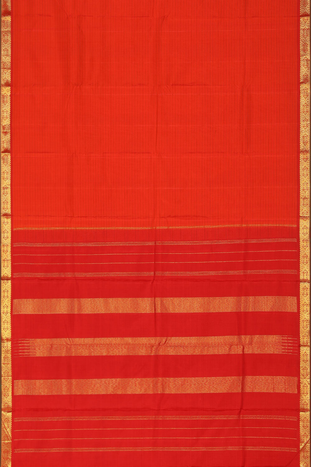 Collection of Kanchipuram Silk Red Saree in a gallery layout