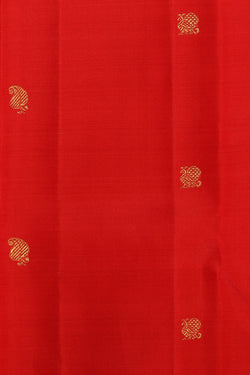 Collection of Kanchipuram Silk Red Saree in a gallery layout