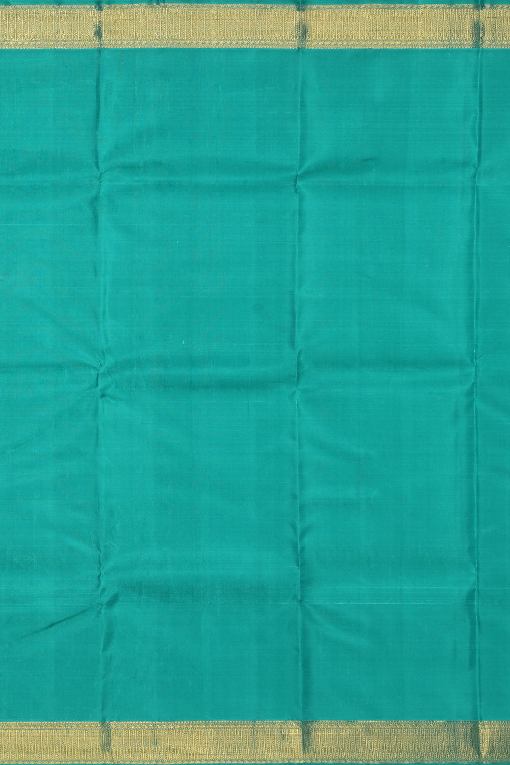 Collection of Kanchipuram Silk Sea Green Saree in a gallery layout