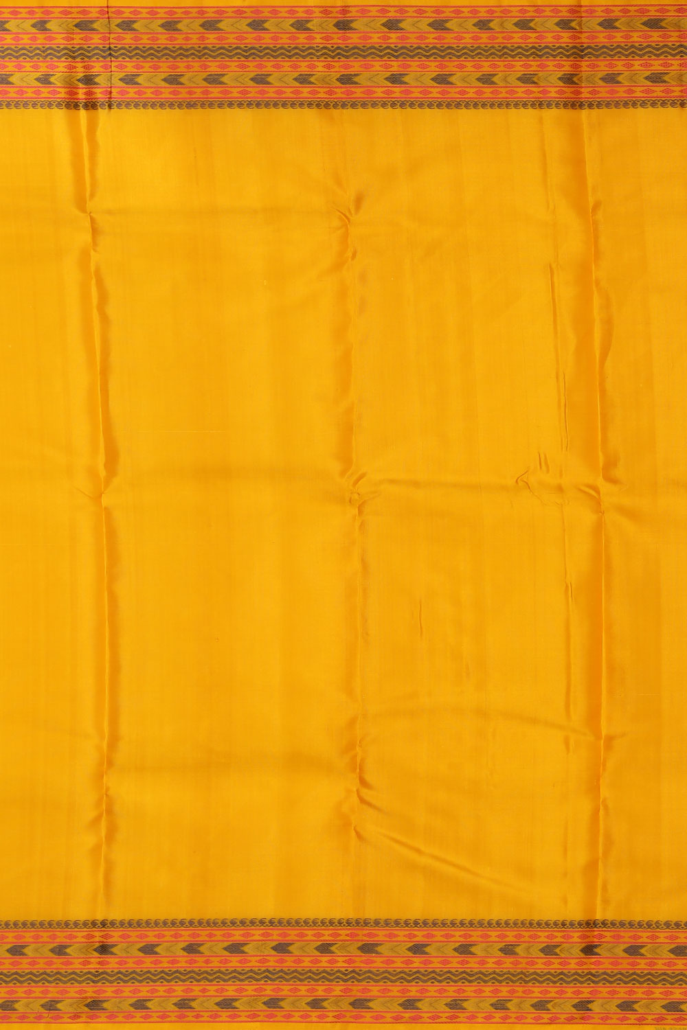 Kanchipuram Silk Yellow Saree