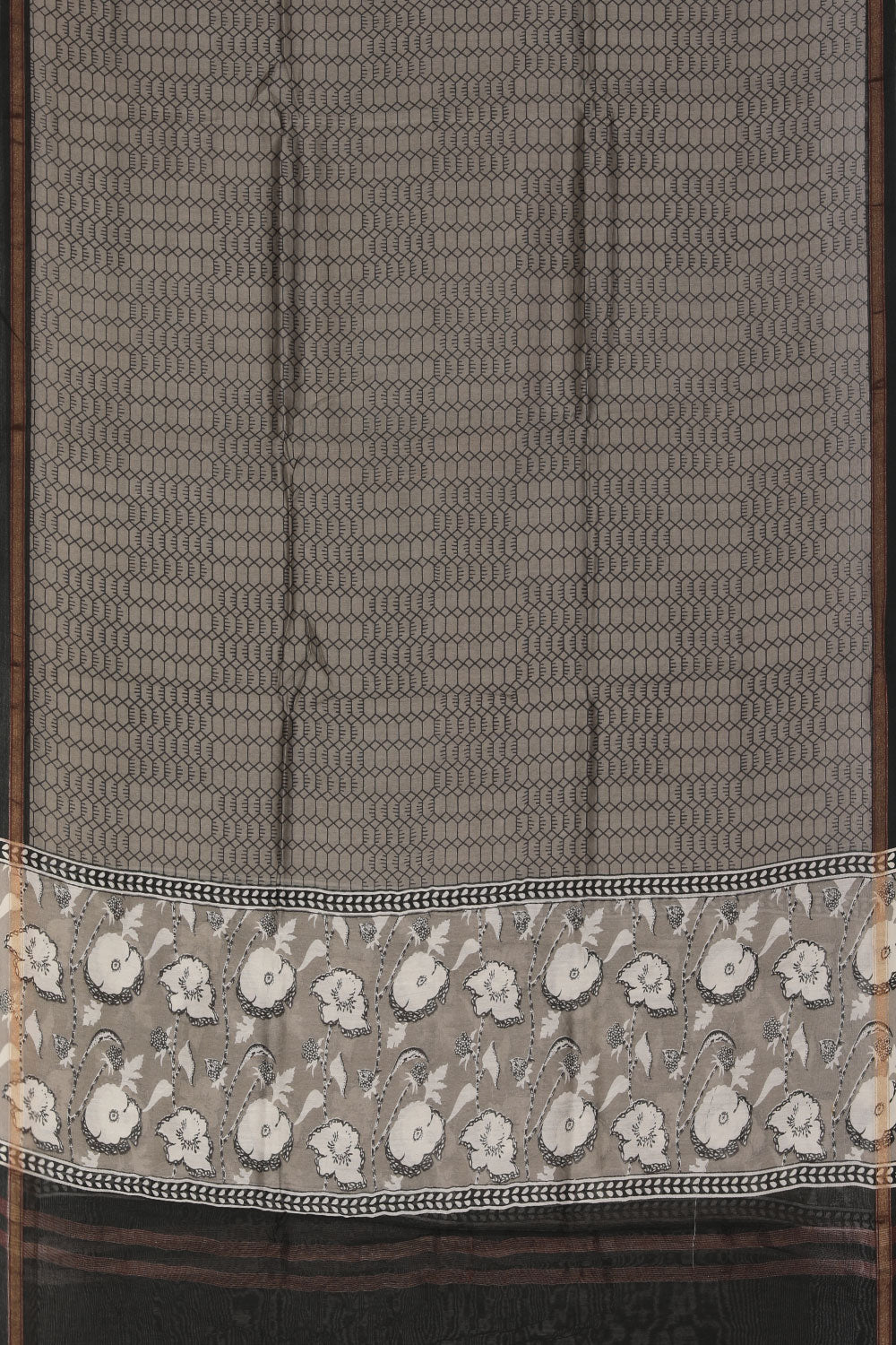 Collection of Grey Unstitched Suit With Dupatta (3 Pcs Set) in a gallery layout